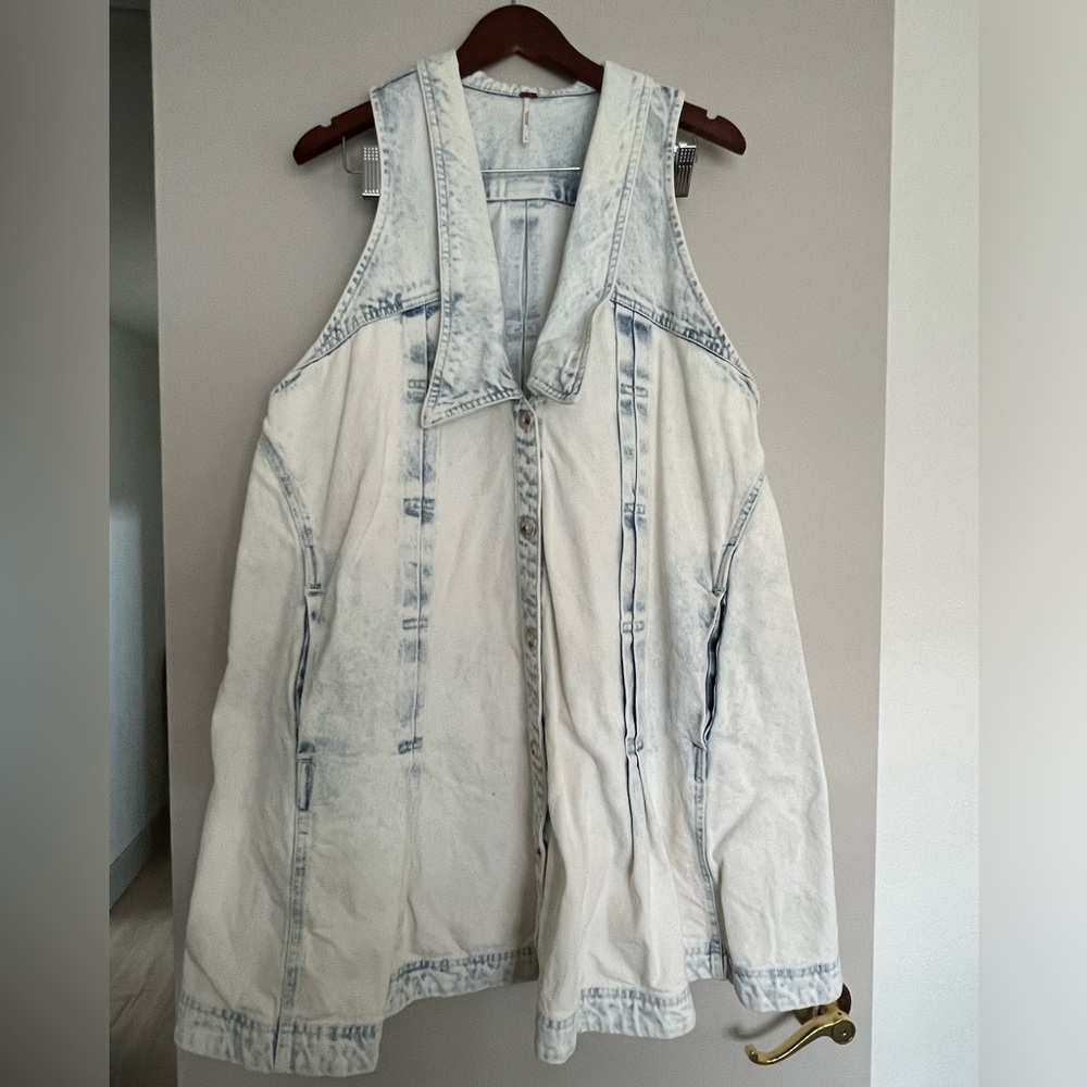 Free People denim tank dress